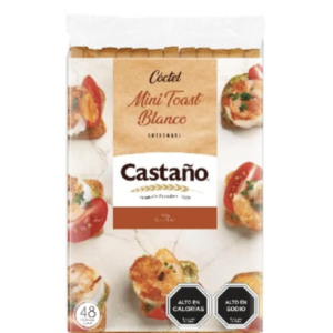 Mini tostadas blancas "Castaño"