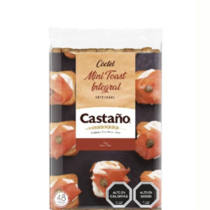 Mini tostadas integrales "Castaño"