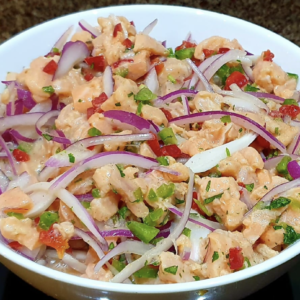 Ceviche de salmón