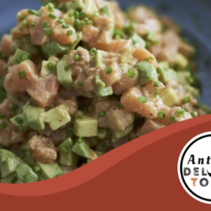 Tartar de salmón