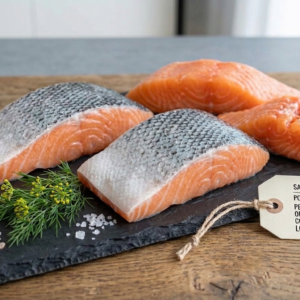 Salmón Porcionado con Piel (peso variable)