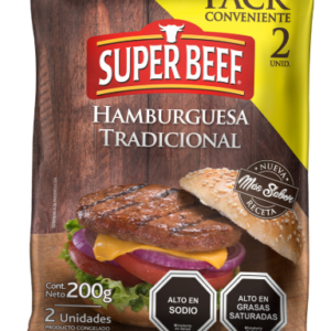 Hamburguesa SuperBeef Pack de 2 unidades de 100grs c/u