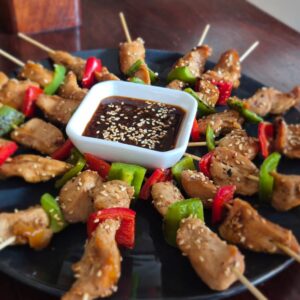 Brochetas de Pollo a la Miel 12 unid